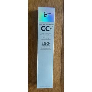 It Cosmetics Skin but‎ Better CC+ Cream SPF50 MEDIUM 1.08 oz Exp 7/21 New In Box
